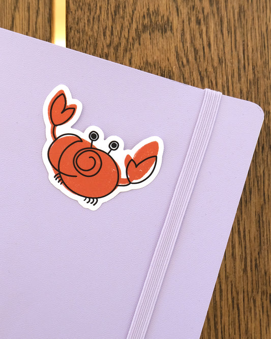 Krabbe Sticker